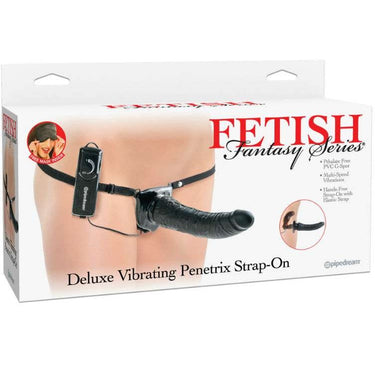 Strap-On Vibrante Deluxe con Punto G, Regolabile e Vibrazioni Potenti